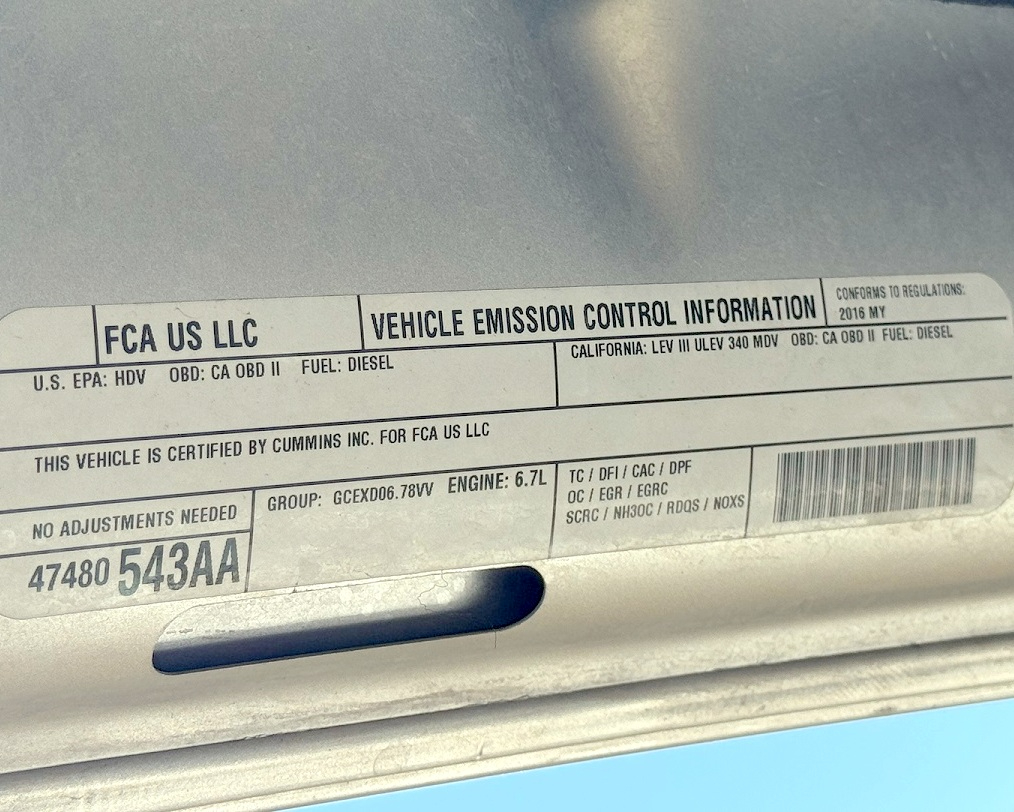 RAM 2500 Big Horn Crew Cab 4WD SWB 2016