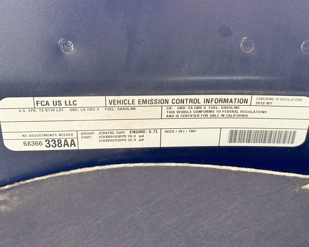 RAM 1500 SLT Crew Cab 4WD 2018