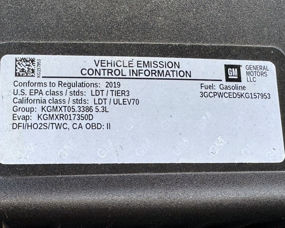 Chevrolet Silverado 1500 LT Crew Cab 2WD 2019