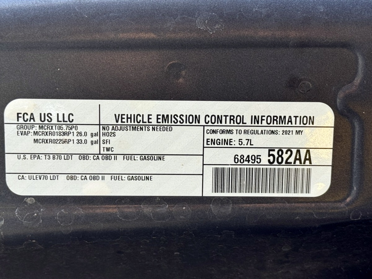 RAM 1500 Big Horn 4x4 Quad Cab 6'4" Box 2021