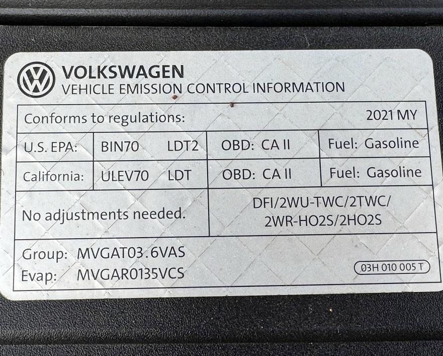 Volkswagen Atlas 3.6L V6 SE w/Technology 4MOTION *Ltd Avail* 2021