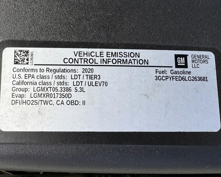 Chevrolet Silverado 1500  2020