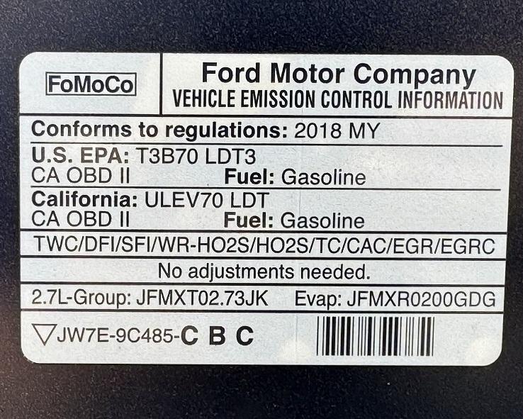 Ford F-150  2018