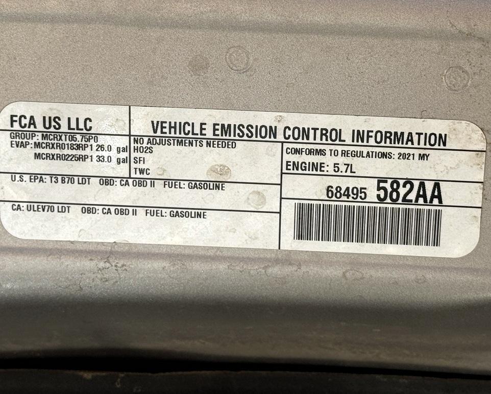 RAM 1500  2021