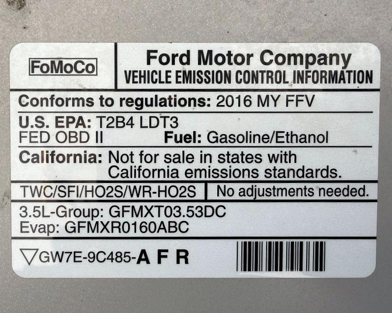 Ford F-150 XLT SuperCrew 4WD 2016