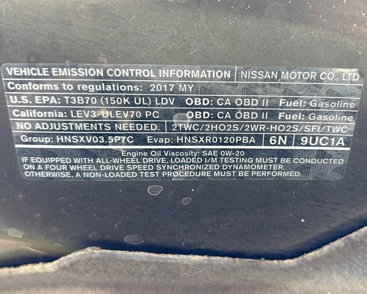 Nissan Murano 2017.5 FWD SV 2017