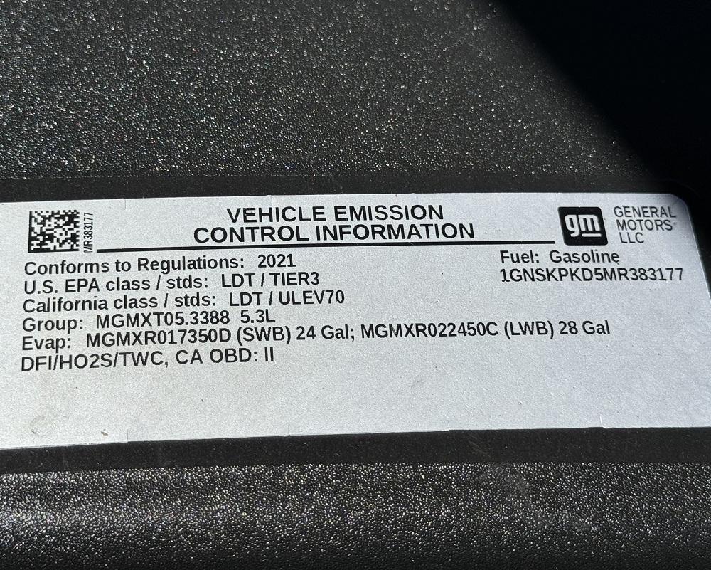 Chevrolet Tahoe 4WD 4dr Z71 2021