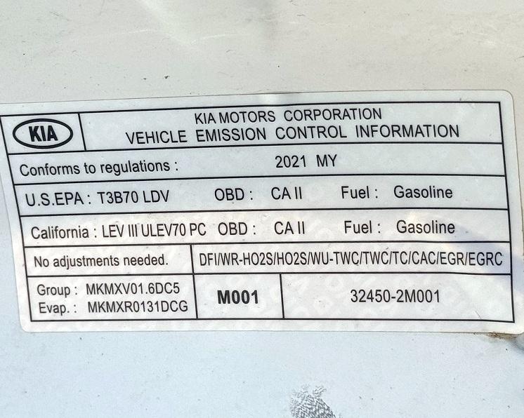 Kia K5 LXS Auto FWD 2021