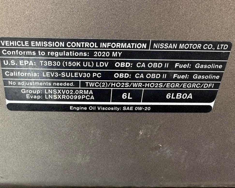 Nissan Sentra SV CVT 2020