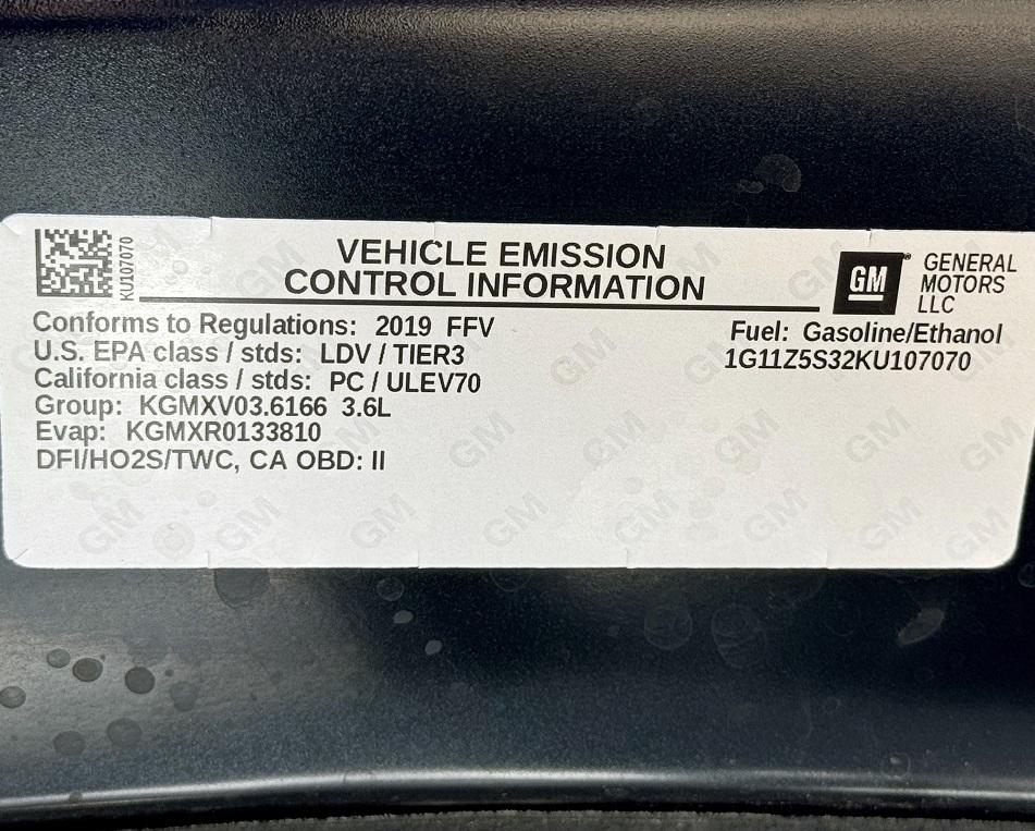 Chevrolet Impala 4dr Sdn LT w/1LT 2019