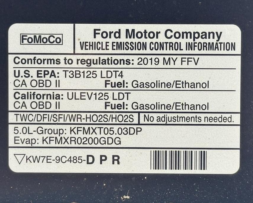 Ford F-150  2019