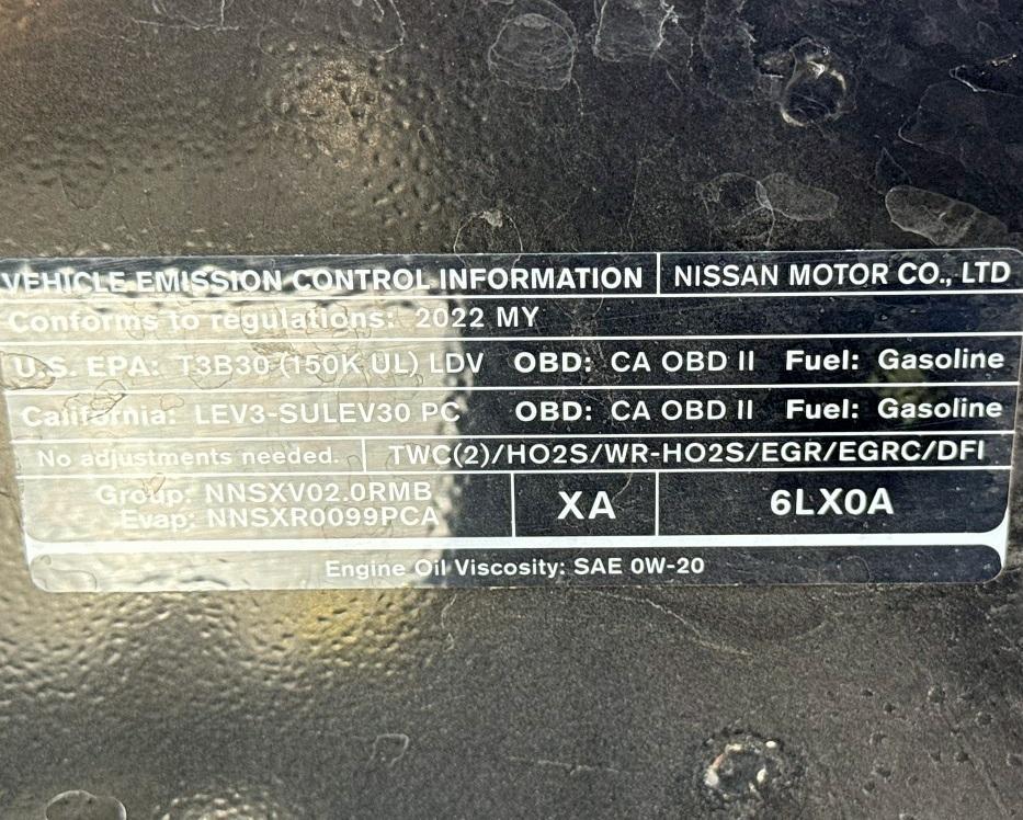 Nissan Sentra SV CVT 2022