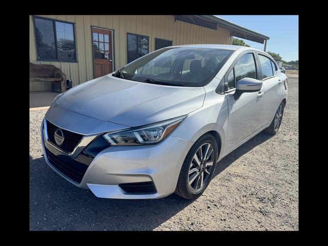 Silver 2021 Nissan Versa Sedan Front-Wheel Drive Automatic