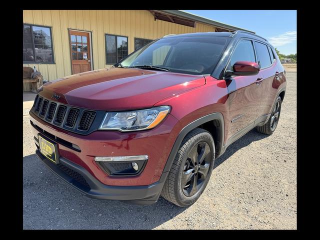 BURGANDY 2021 Jeep Compass SUV / Crossover Front-Wheel Drive Automatic