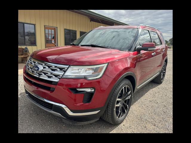BURGANDY 2019 Ford Explorer SUV / Crossover Front-Wheel Drive Automatic