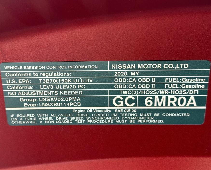 Nissan Rogue Sport FWD S 2020