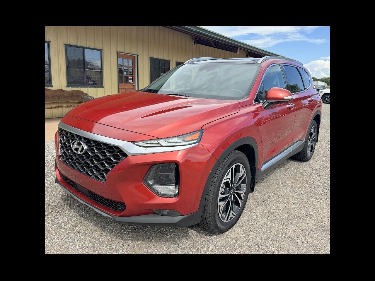 Orange 2020 Hyundai Santa Fe SUV / Crossover Front-Wheel Drive Automatic