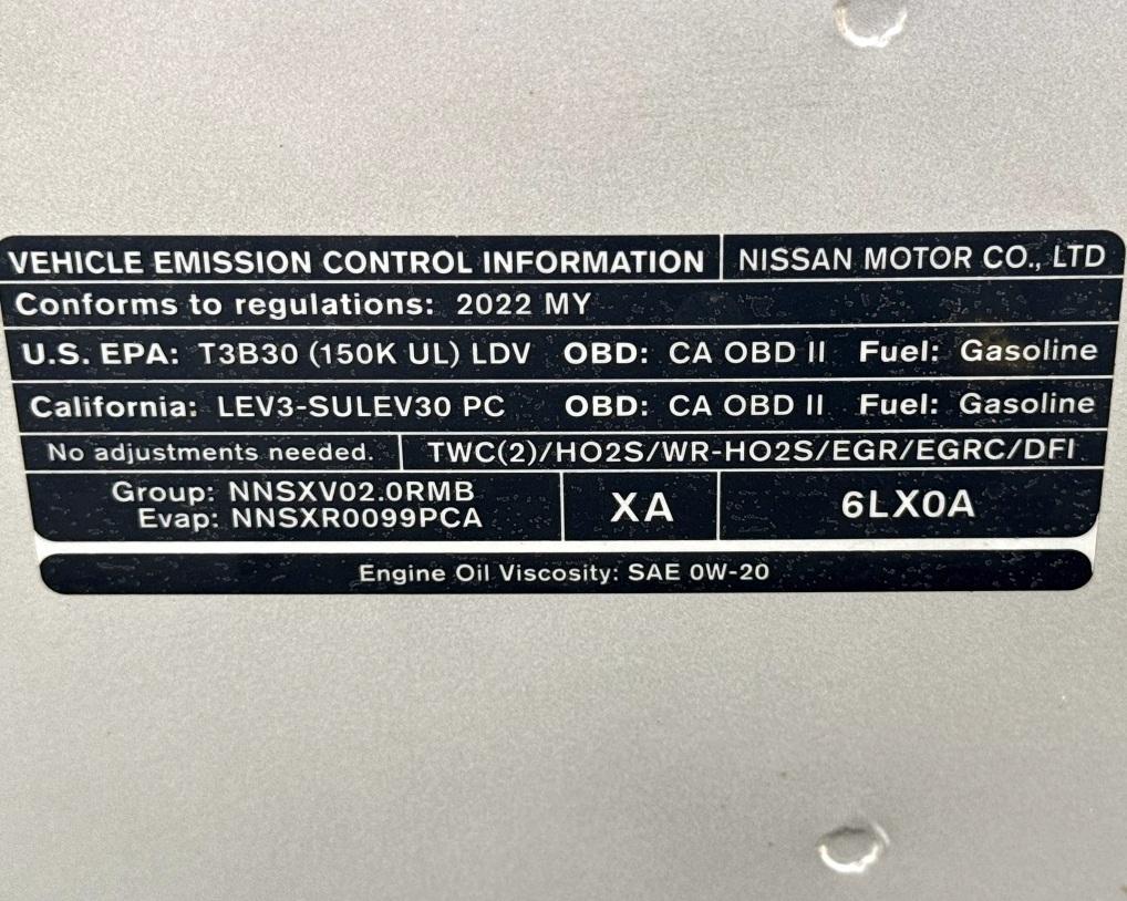 Nissan Sentra SV CVT 2022
