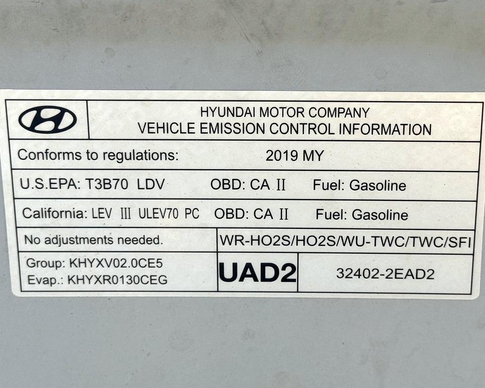 Hyundai Elantra SEL Auto 2019
