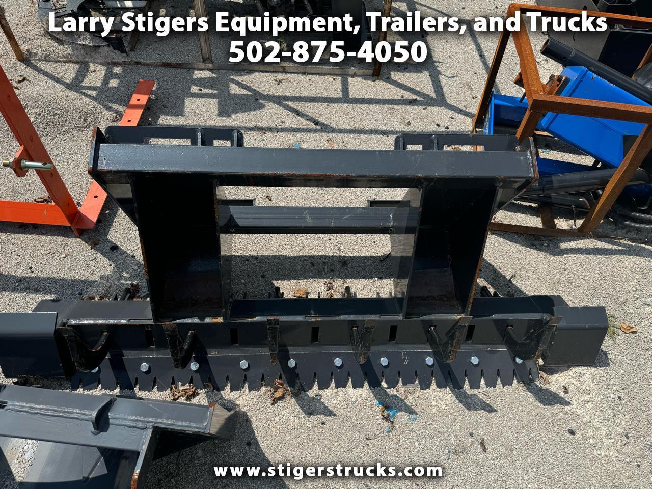 2023 AGT Industrial H12 Brand New Skid Steer Quick Attach Rake!