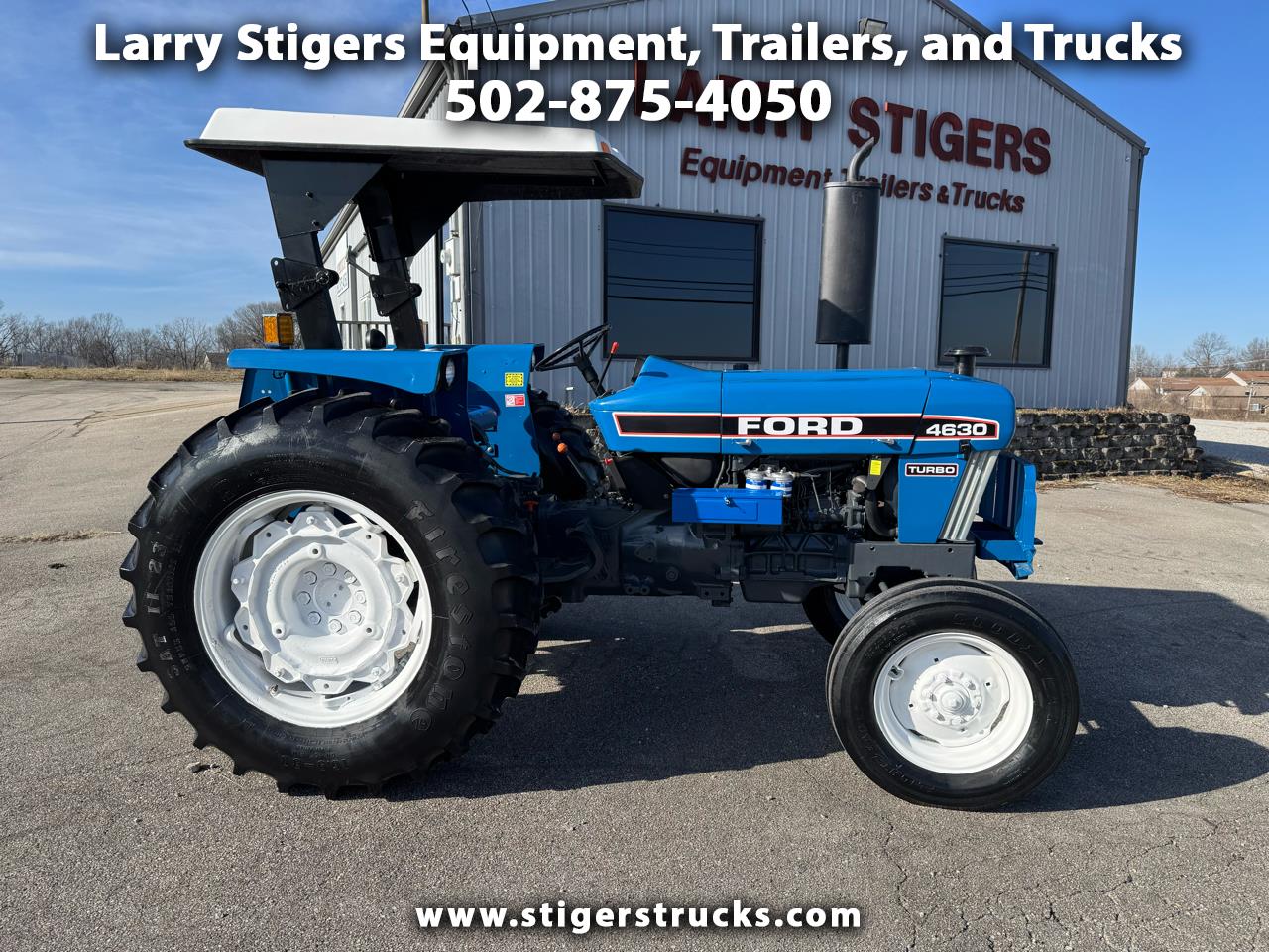 1997 Ford Tractor SHARP FORD 4630 TURBO FARM TRACTOR W/610HRS.