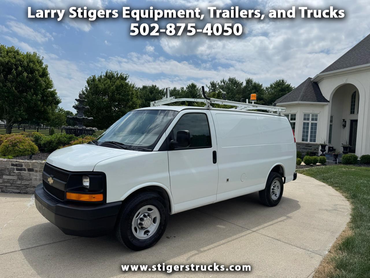 2017 Chevrolet Express TEXAS Cargo VAN W/Steel Shelving & Ladder Rack!