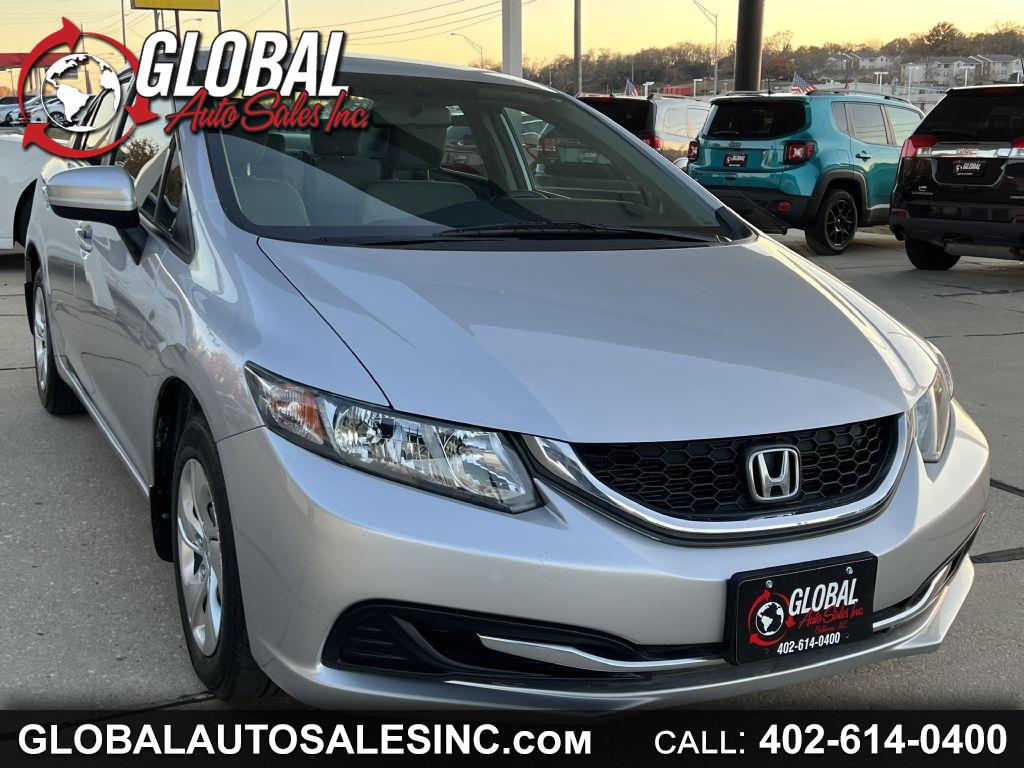 Used 2014 Honda Civic LX Sedan CVT for Sale in Bellevue NE 68005 Global