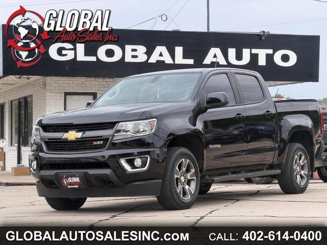 Black 2017 Chevrolet Colorado Pickup Truck Four-Wheel Drive Automatic