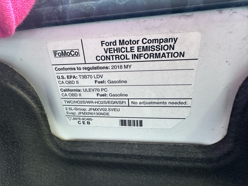 Ford Fusion S 2018 Ford Fusion S 2018