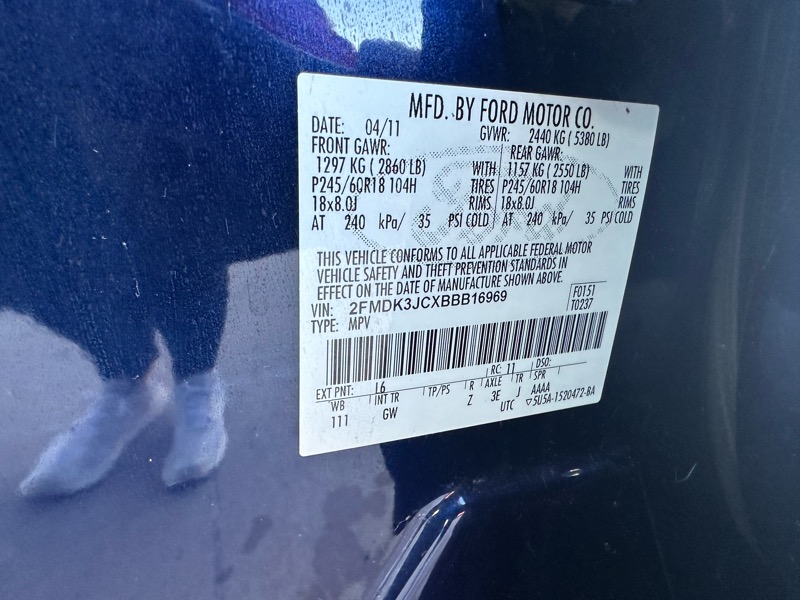 Ford Edge SEL FWD 2011 Ford Edge SEL FWD 2011