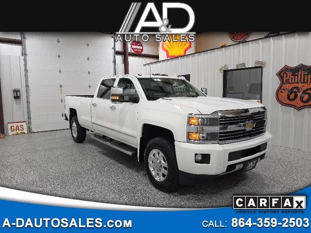 White 2015 Chevrolet Silverado 3500HD Pickup Truck Four-Wheel Drive Automatic