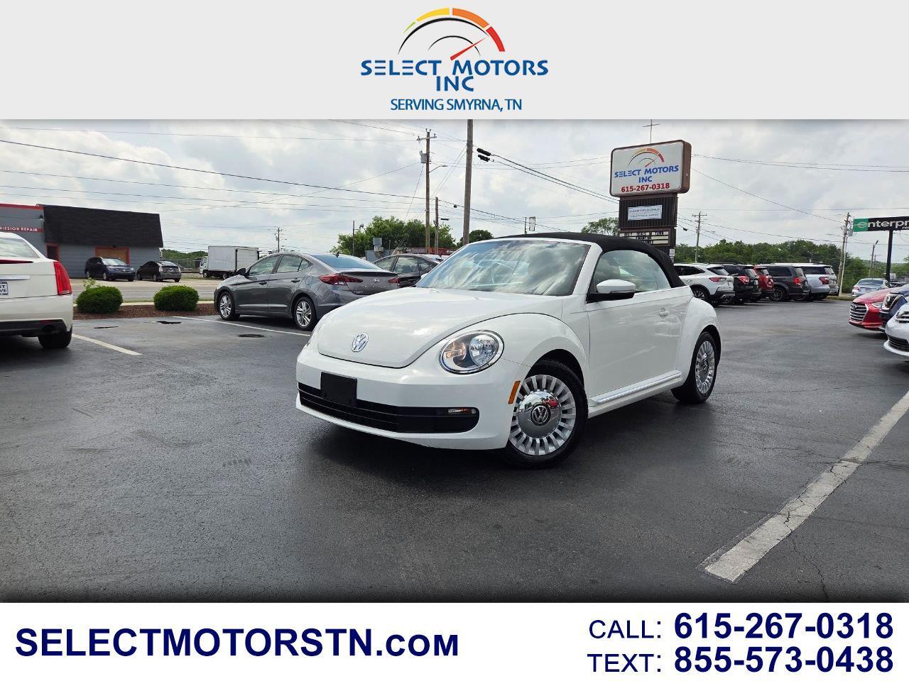 Volkswagen Beetle 2.5L Convertible 2013