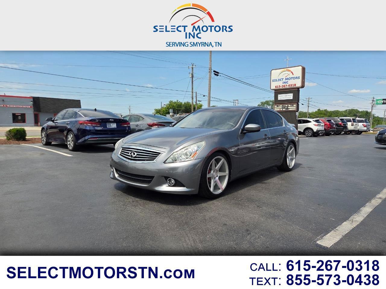 2013 Infiniti G Sedan 37x AWD