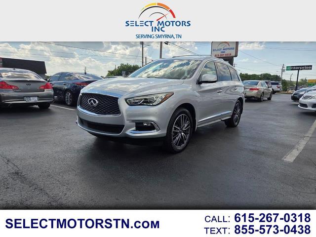 Silver 2018 INFINITI QX60 FWD SUV / Crossover Front-Wheel Drive Automatic