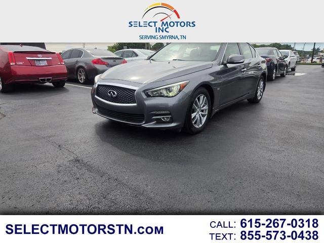 Gray 2016 INFINITI Q50 3.0t Premium AWD Sedan All-Wheel Drive Automatic