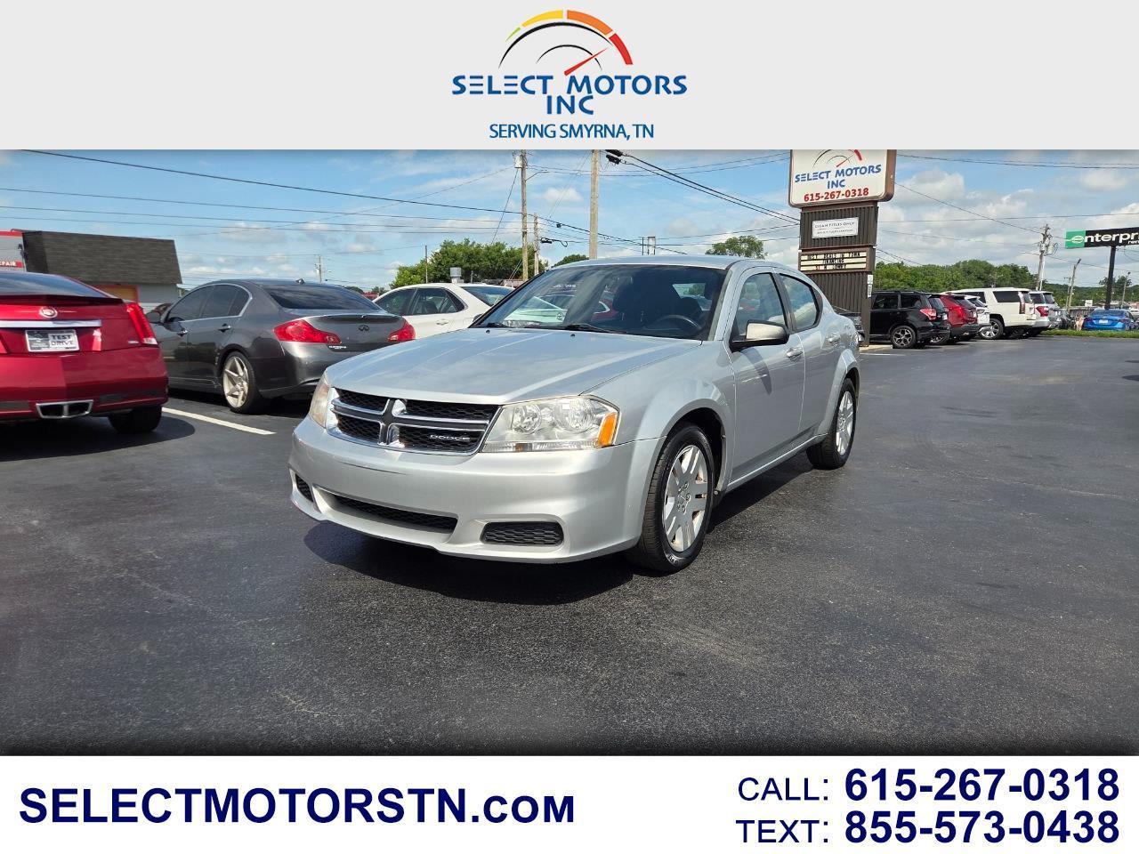 2012 Dodge Avenger SE