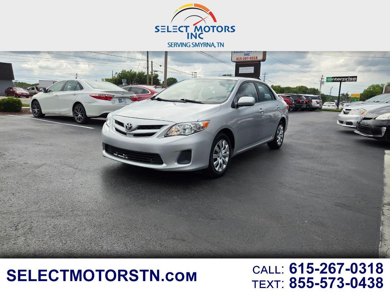 Toyota Corolla LE 2012