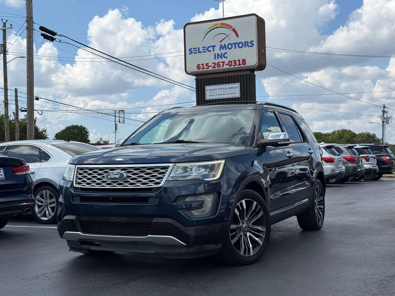 Ford Explorer Platinum AWD 2016