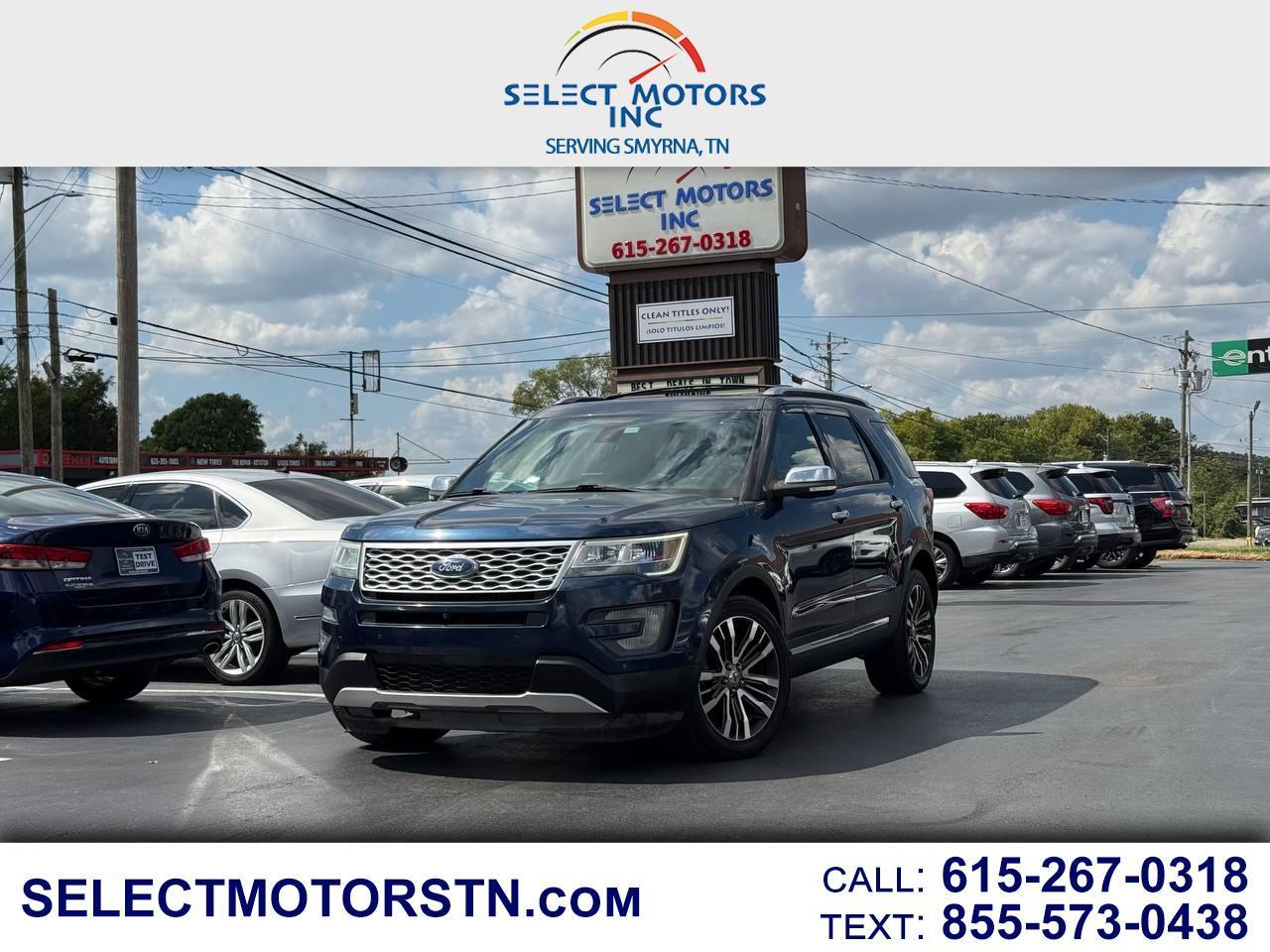2016 Ford Explorer Platinum AWD