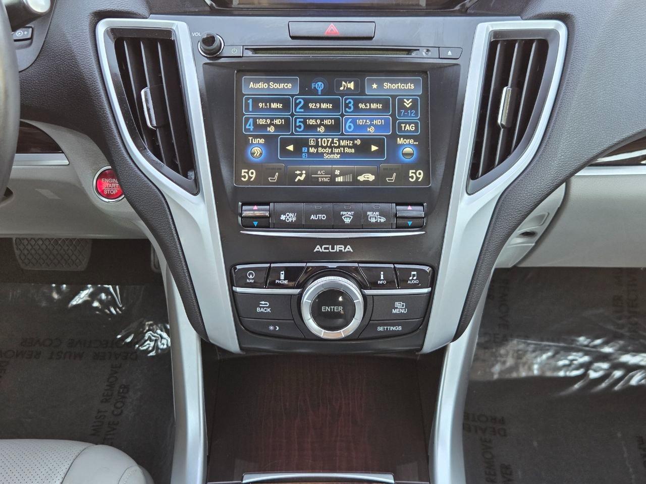 Acura TLX 9-Spd AT w/Advance Package 2015