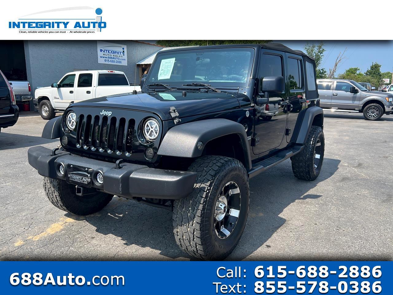 Jeep Wrangler Unlimited 4WD 4dr Sport 2012