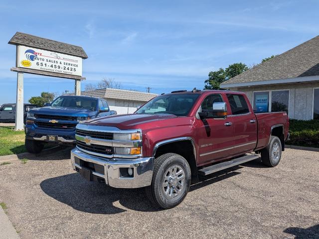 Red 2016 Chevrolet Silverado 3500HD Pickup Truck Four-Wheel Drive Automatic