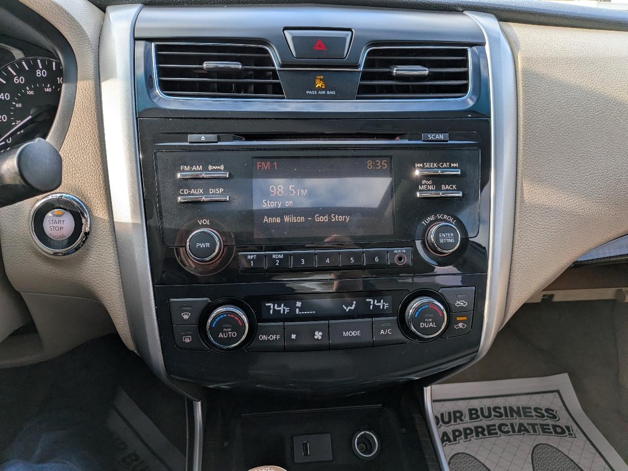 Nissan Altima 4dr Sdn I4 2.5 SL 2013