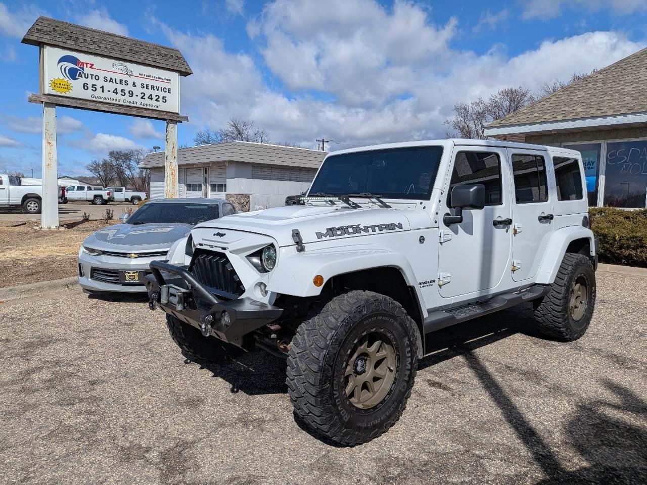 2017 Jeep Wrangler Unlimited Smoky Mountain 4x4 *Ltd Avail*