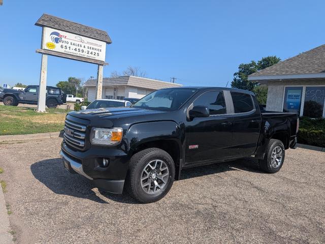 Black 2015 GMC Canyon Pickup Truck Four-Wheel Drive Automatic