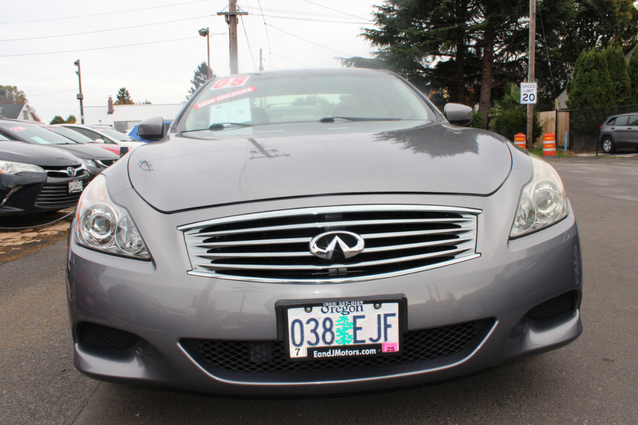 Infiniti G37 Coupe 2dr Sport 2008 Infiniti G37 Coupe 2dr Sport 2008