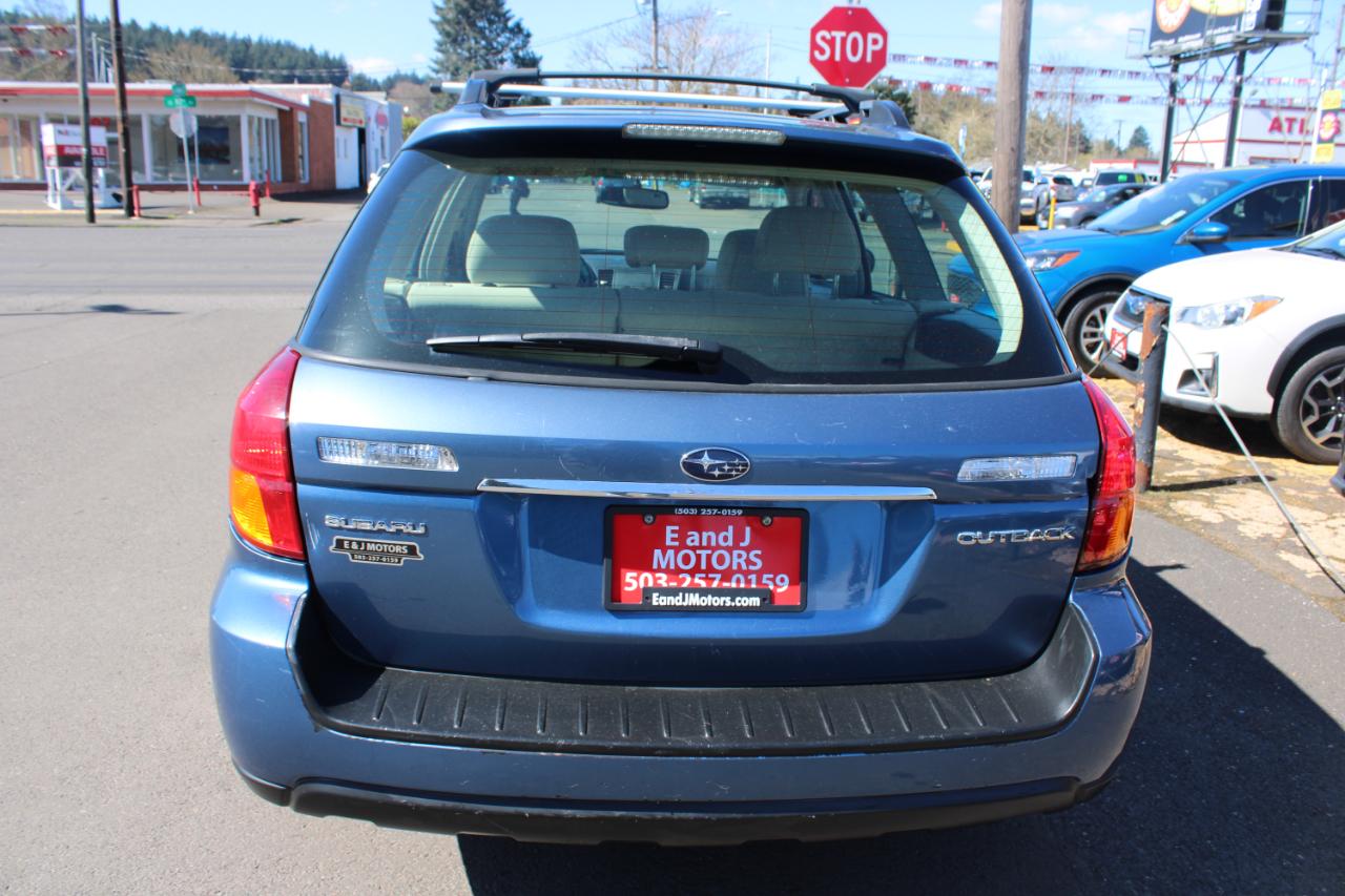 Subaru Legacy Wagon 4dr H4 AT Outback 2007