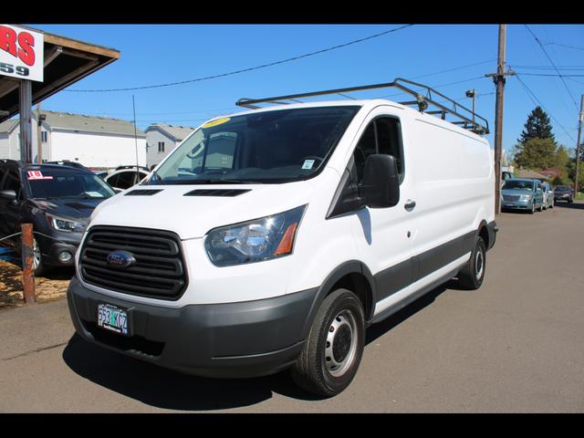 White 2017 Ford Transit Cargo 150 3dr LWB Low Roof Cargo Van with 60/40 Passenger Side Doors Van Rear-Wheel Drive Automatic