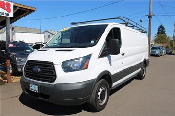 2017 Ford Transit Van T-150 148" Low Rf 8600 GVWR Swing-Out RH Dr