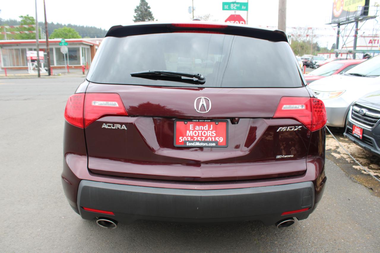 Acura MDX AWD 4dr Tech/Entertainment Pkg 2009